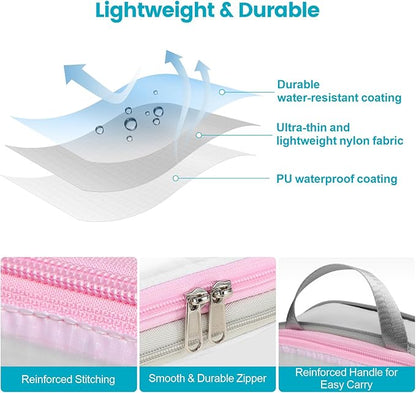 Cambond Compression Packing Cubes for Travel Women - Expandable Travel Bags Luggage Organizers Travel Essentials Compression Cubes for Travel Carry on Suitcases Organizer