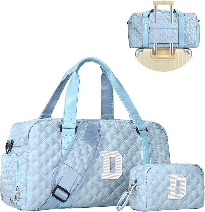 Girls Birthday Gifts, Travel Duffel Bag, Personalized Weekender Bag, Monogram Overnight Bag Gift for Grandmother, Birthday Gifts Personalized Gifts Bridesmaid Gifts, Mom Gifts