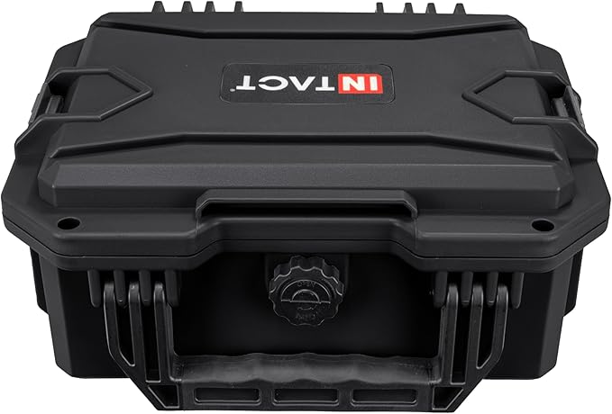Eylar 11.8" Intact Series Compact Hard Camera Case, Lightweight and Durable Stacker Design with Foam (Black)