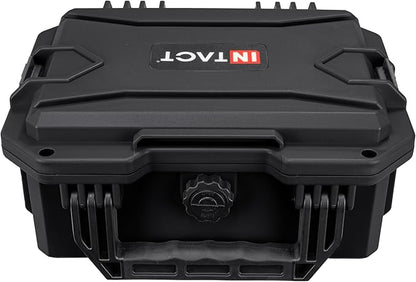 Eylar 11.8" Intact Series Compact Hard Camera Case, Lightweight and Durable Stacker Design with Foam (Black)