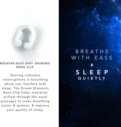 Sleep Mask - 100% Pure Mulberry Silk Eye Mask - with Foam Ear Plugs & Anti Snoring Nose Clip - for Men & Women - Great for Travel - Hypoallergenic Mask
