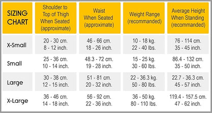 RideSafer - Small Blue, Lightweight, Compact, Portable Car Seat - Perfect for Travel and Everyday Child Safety (Pack of 6)