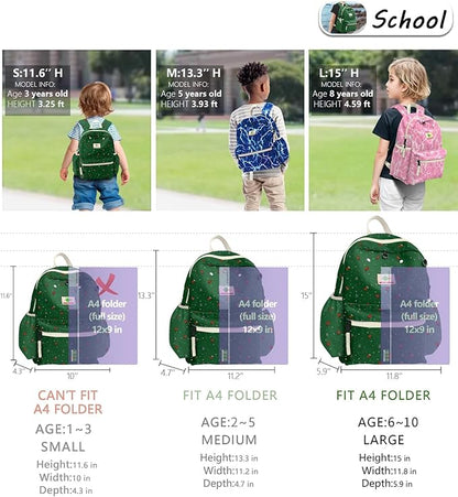 Kids Backpack for Boys Girls: Backpack 6-10 - Kindergarten Elementary School Bookbag for Girl