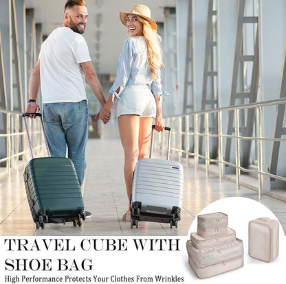 Shappy 12 Set Packing Cubes Luggage Organizer Bags Travel Luggage Suitcases Organizers Luggage Cubes with Shoe Bag