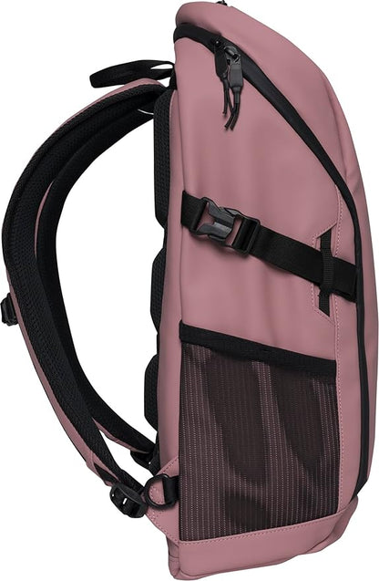 Beckmann STREET GO – Bold & Stylish Ergonomic backpack for Teens & Adults, Versatile & Functional, 26L Capacity expands to 31L - Sustainable & Durable - Water-Resistant, Lightweight. ASH ROSE