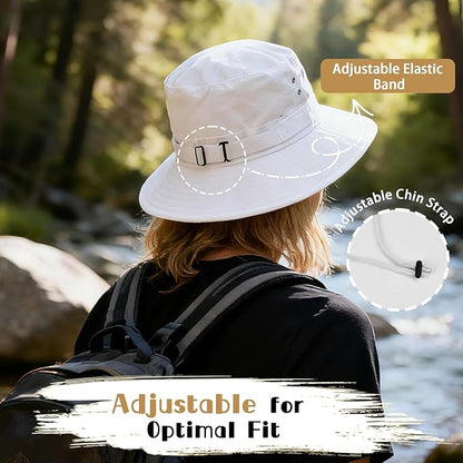 Sun Bucket Hat for Men Women Fishing Beach Safari Hats for Golf Hiking Hunting Outdoor UPF 50+
