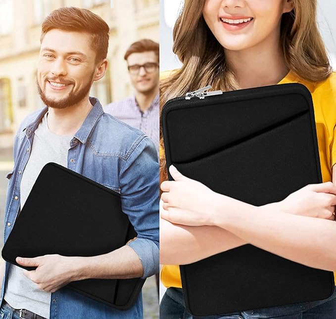 Laptop Case Sleeve 14 inch, Durable Carrying Bag Shockproof Protective Case Cover, Handbags Briefcase Laptop Bag Compatible with 14" MacBook Air/Pro HP Asus Lenovo Notebook Computer, Black