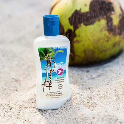Panama Jack Sunscreen Suntan Lotion - SPF 85, Broad Spectrum UVA/UVB Protection, PABA, Paraben, Gluten & Cruelty Free, 6 FL OZ (Pack of 12)