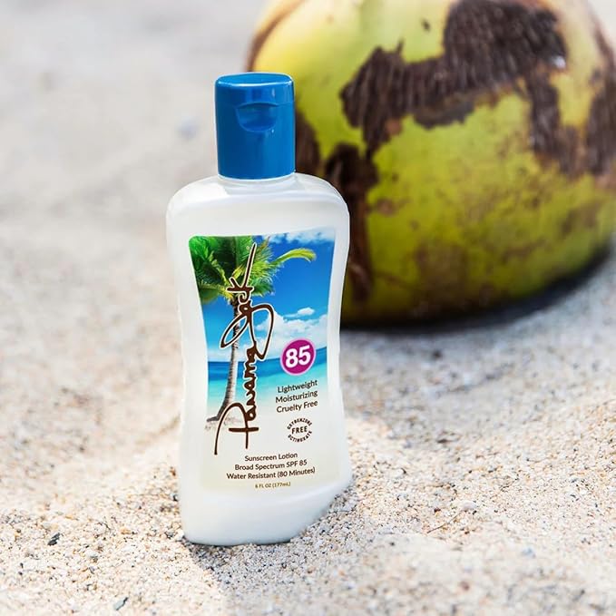 Panama Jack Sunscreen Suntan Lotion - SPF 85, Broad Spectrum UVA/UVB Protection, PABA, Paraben, Gluten & Cruelty Free, 6 FL OZ (Pack of 6)