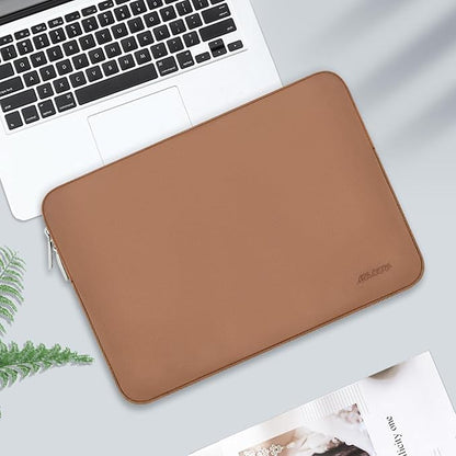 MOSISO Laptop Case 13.3 inch, 13-13.3 inch Laptop Sleeve Bag Compatible with MacBook Air/Pro 13/Pro 14 M5 M4 M3 M2 M1, HP Dell ASUS Lenovo, Neoprene Computer Sleeve Bag with Small Case, Brown