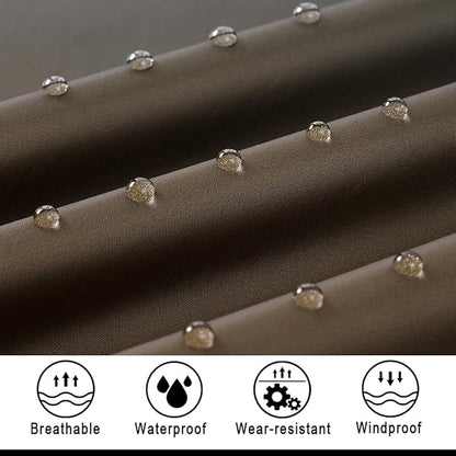 Fashion Hooded Rain Poncho Waterproof Raincoat Jacket with pocket for Women/Men/Adult