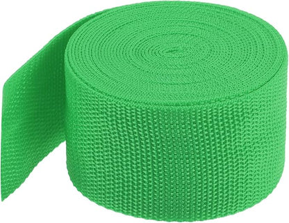 MECCANIXITY Lightweight Polypropylene Webbing Strap 2" 5 Yard Backpack Strapping Band Mint Green for Outdoor Luggage Cargo Straps
