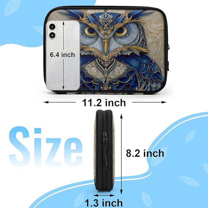 Cable Organizer Ethnic Owl Bird Electronics Travel Organizer Case Tech Accessories Pouch Waterproof Cord Storage Bag for Power Bank Charger Phone Earphone