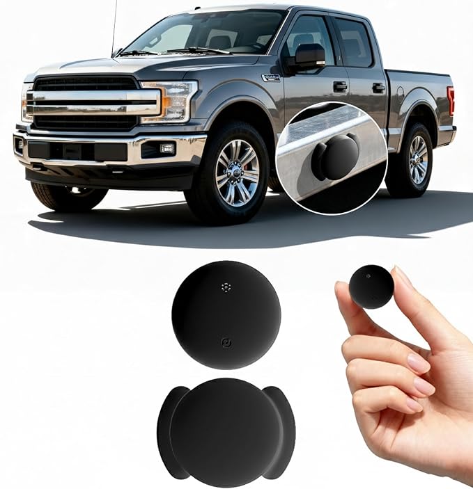 Mini GPS Tracker for Vehicles, Cars, Kids, Pets – Location Tracking Device with Long Battery, Portable Personal GPS Tracker, No Monthly Fee, Compatible with Android (Android Black)