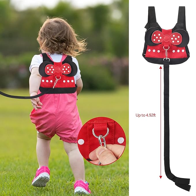 Toddler Leash Baby Harness Child Leash for Toddler Kids, Backpack Baby Kids Leash for Toddlers Age 1 2 3 4 Years Old Boys and Girls