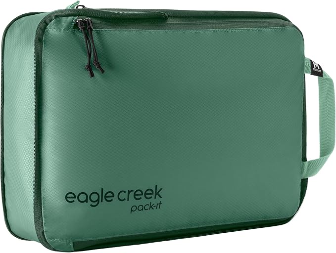 Eagle Creek Pack-It Isolate Compression Cube - Lightweight Compression Cube for Optimizing Luggage Space - Easy-Grab Zipper - Convenient Top Handle - Recycled Materials - Small