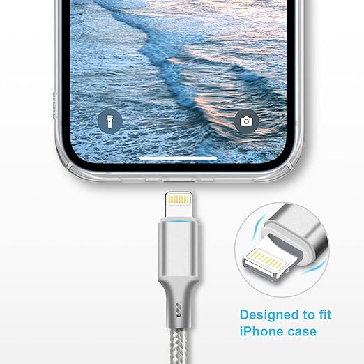 cugunu USB C to Lightning Cable 5 Pack 3/3/6/6/10FT iPhone Charger Apple MFi Certified Power Delivery Fast Charging Cord Compatible with iPhone 14/13/12/11/XS/XR/X/8 - Gray