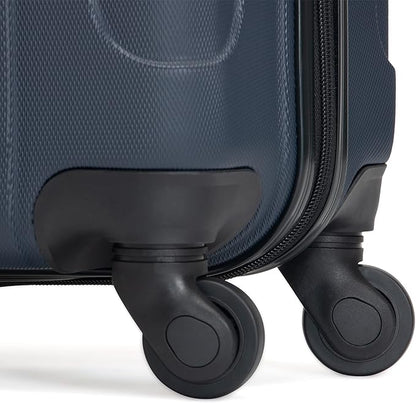 Kenneth Cole REACTION Out of Bounds Lightweight Hardshell 4-Wheel Spinner Luggage, Naval, 28-Inch Checked