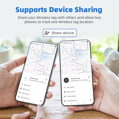 2025 Upgraded Android Tracker Tags, Official Google Certified Smart Bluetooth Tracker, Compatible with Find Hub App(Not for iOS and Huawei), Air Tag for Android, Item Locator Key Finder, Luggage Tag