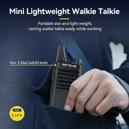 Retevis RT22 Walkie Talkies for Adults(20 Pack),Rechargeable 2 Way Radio Long Range,with 2 Pack 10 Way Gang Charger,Charging Efficiently,Hands-Free Portable Walkie Talkie for School Hotel Restaurant