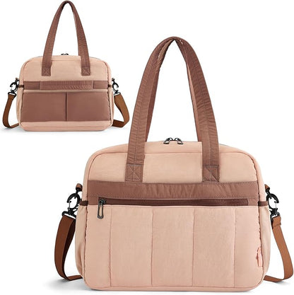 Gym Bag for Women, Large Capacity Duffel Bag with Crossbody Strap, Lightweight Sports Bag for Workout & Travel.Pink