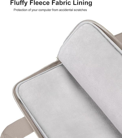 MOSISO Vertical Laptop Shoulder Bag,Computer Bag,Rhombus Quilted Messenger Bag with Front Pocket&Handle&Belt