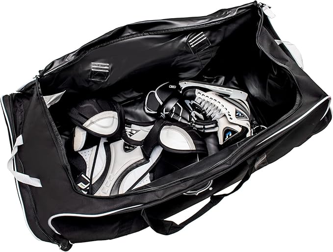 National Hockey League 37-Inch Duffel Bag – Oversized Hockey Gear Bag, NHL Large Capacity Duffel Bag for Travel, Multi-Pocket Extra Large Sports & Gym Equipment Bag