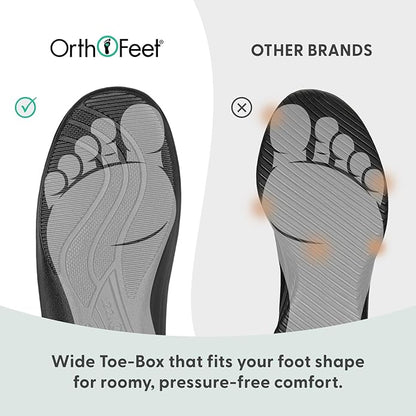 Orthofeet Women's Orthopedic Faux Fur Lined Charlotte Slippers