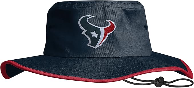 NFL Solid Team Color Logo Sport Outdoor Sun Bucket Boonie Hat