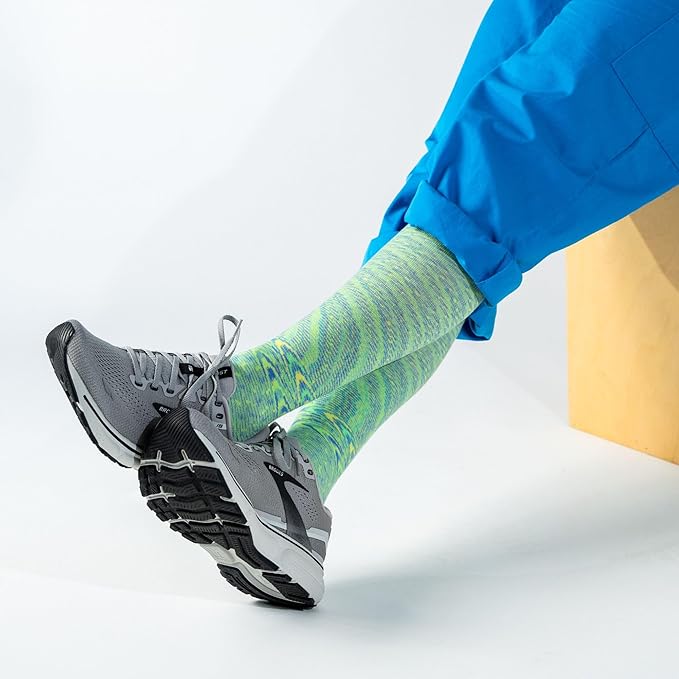 Medical Grade Compression Socks for Men & Women 15-20 mmHg by OrthoSleeve (Nebula, Large)