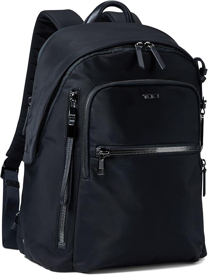TUMI Women's Halsey Backpack, Black/Gunmetal, One Size