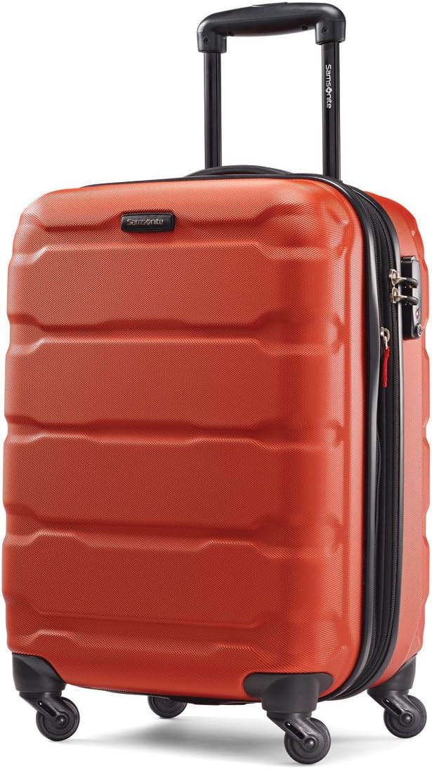 Samsonite Omni PC Hardside Expandable Luggage with Spinner Wheels, Burnt Orange, 3-Piece Set (20/24/28)