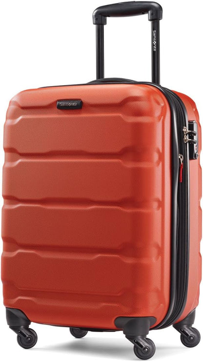 Samsonite Omni PC Hardside Expandable Luggage with Spinner Wheels, Burnt Orange, 3-Piece Set (20/24/28)