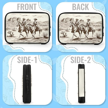 Cable Organizer Desert Cactus Cowboys Electronics Travel Organizer Case Tech Accessories Pouch Waterproof Cord Storage Bag for Power Bank Charger Phone Earphone