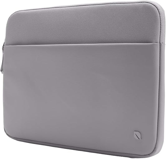 Incase A.R.C. Laptop Sleeve 14 Inch – MacBook Case with Faux Fur Lining, External Pocket – Fits MacBook Pro Air Lenovo Dell HP – Laptop Cover, Computer Case - Travel, Work, College - Grey