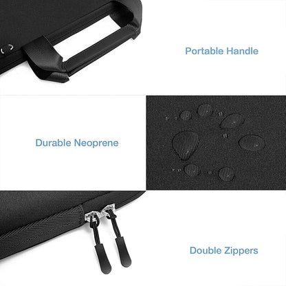 MOSISO Laptop Case 13 inch, Laptop Sleeve Bag Compatible with MacBook Air 13 inch M4 M3 M2 M1 2025-2018 / Pro 13 M2 M1, Neoprene Carrying Computer Bag with Handle&Detachable Small Case, Black