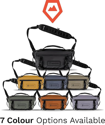 WANDRD ROGUE V1 3L Sling: Compact Camera Sling and Crossbody Bag with Fast Access, 3-Way Carry– Lightweight Everyday Bag Great for Travel, Photography, and Daily Use (Black)