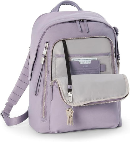 TUMI - Voyageur Halsey Backpack - Women's Lightweight Everyday and Travel Bag - 14.5" X 11.5" X 5.5" - Holds Up to 14" Screen - Lavender