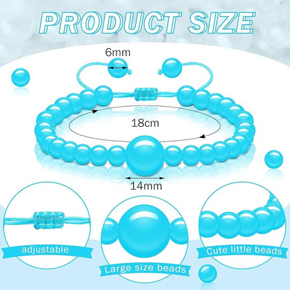 Sureio 6 Pcs Motion Sickness Bands Bracelet Anti Nausea Adjustable Wristband for Cruise Ship Essentials Seasickness Adult