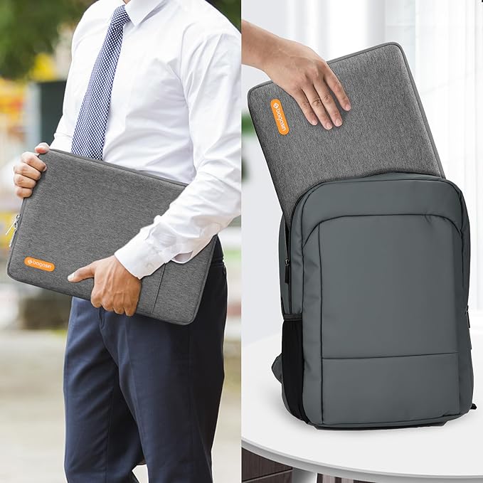 Laptop Sleeve 13 inch Case Bag Compatible withMacBook Air M4 M3 M2 M1 2025-2018 / Pro M2 M1 2025-2016, Polyester Vertical Computer Sleeve Bag with Pocket