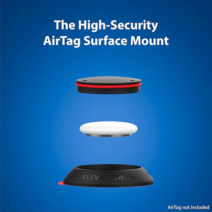 Elevation Lab AirTag Adhesive Security Mount (2 Pack) - TagVault™ - The Secure & Low-Profile AirTag Adhesive Holder | 3M VHB, Waterproof, Security Tool, Patented, Find Your Bike, Car, Skis