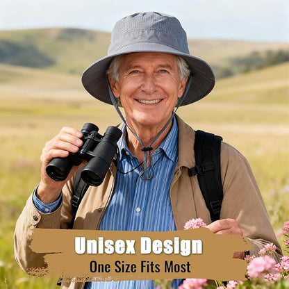 Sun Bucket Hat for Men Women Fishing Beach Safari Hats for Golf Hiking Hunting Outdoor UPF 50+