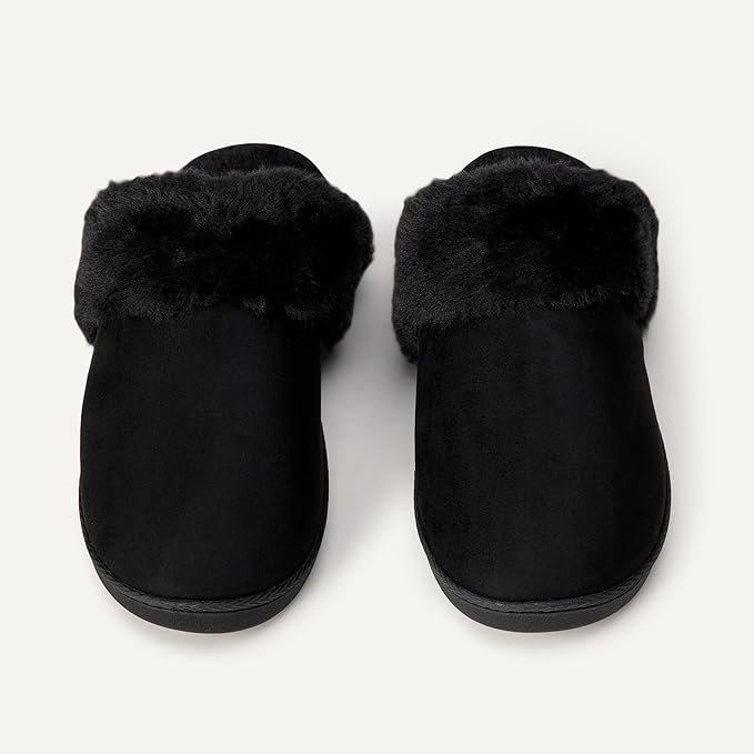 Amazon Essentials womens Faux Fur Cozy Slippers