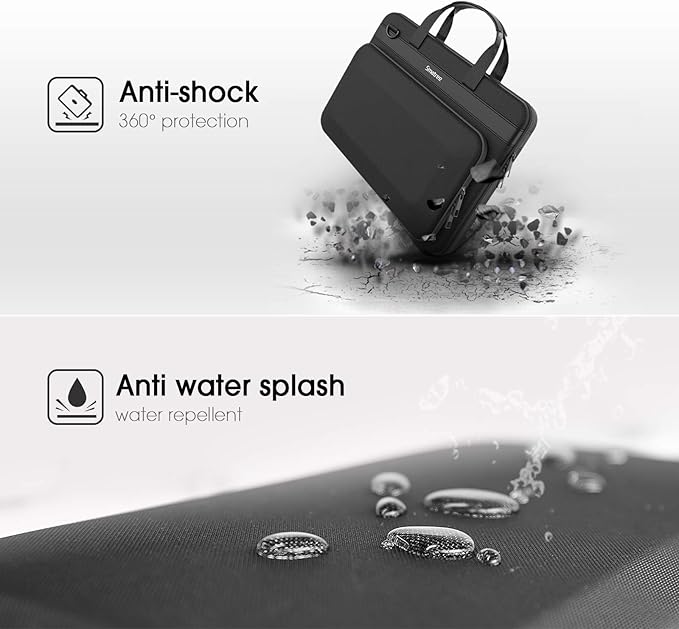 Smatree Hard Laptop Handbag Sleeve for 14.2 inch Macbook Pro M5 2025/M4 2024/M3 2023 A2918/A2992, 13 inch MacBook Air M4 2025/M3 2024/2022, 14inch Acer Swift 3/ideapad Laptop Carrying Bag