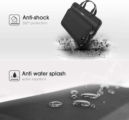 Smatree Hard Laptop Handbag Sleeve for 14.2 inch Macbook Pro M5 2025/M4 2024/M3 2023 A2918/A2992, 13 inch MacBook Air M4 2025/M3 2024/2022, 14inch Acer Swift 3/ideapad Laptop Carrying Bag