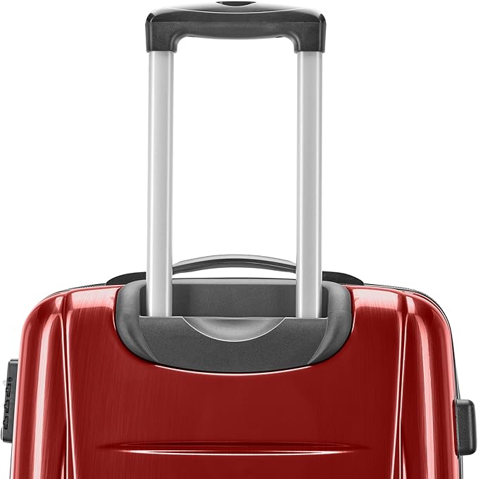 Samsonite Winfield 2 Hardside Expandable Luggage with Spinner Wheels, Burgundy, Checked-Large 28-Inch