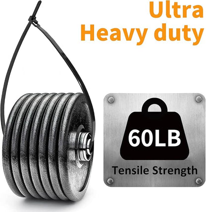 SOOOEC 100 Pack Reusable Zip Ties 18 inch Heavy Duty Outdoor UV Resistant, Releasable Black Zip Ties Heavy Duty Indoor Round Ending No Hurt, Cable Ties Reusable Tie Wraps Non Slip Off