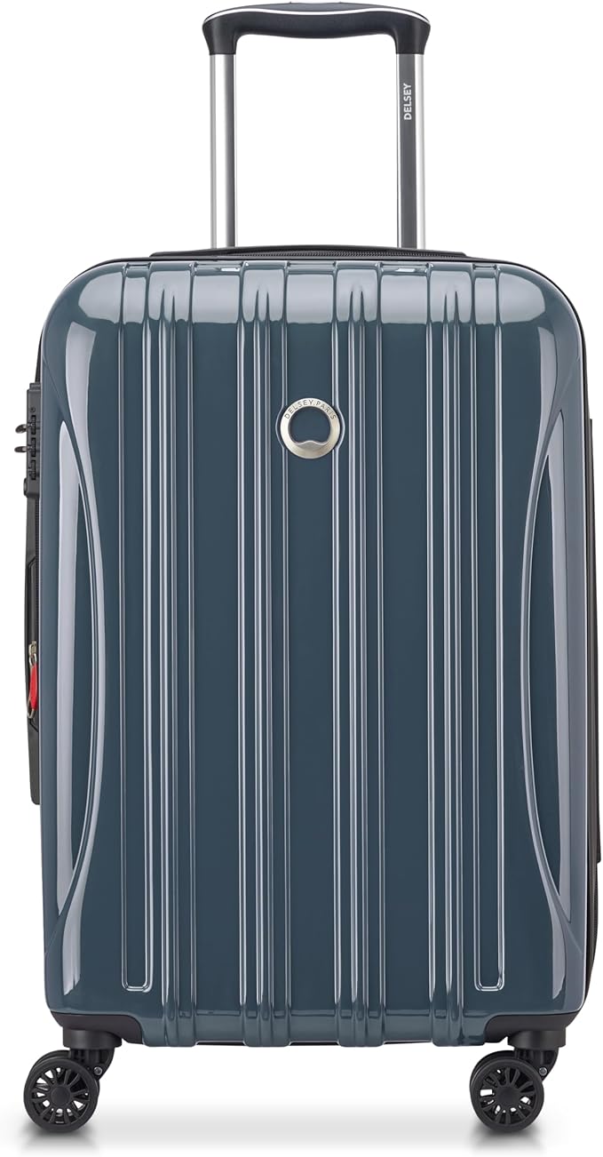 DELSEY PARIS Helium Aero Hardside Expandable Luggage with Spinner Wheels, Orion Blue, Carry-On 21 Inch