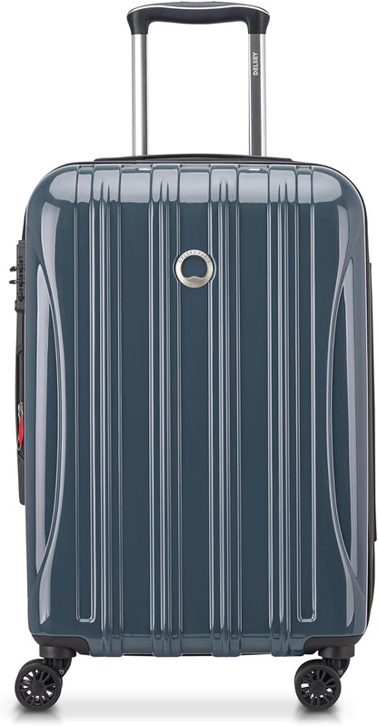 DELSEY PARIS Helium Aero Hardside Expandable Luggage with Spinner Wheels, Orion Blue, Carry-On 21 Inch