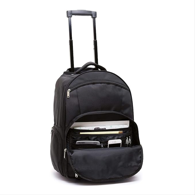 Hopkins Medical Products Rolling Backpack III: Ultimate Travel Companion - Spacious, Durable & Stylish - Effortless Mobility for Home Health Professionals